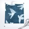 Blue Birds Indigo Shibori Style Seagull Coastal Ocean Bird Custom Removable Wallpaper by Spoonflower Peel & Stick Wallpaper 2FT Wide